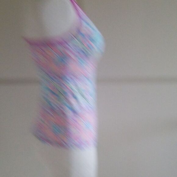 next  Bohemian neon print Tankini top, 32 b/c - Picture 3 of 5